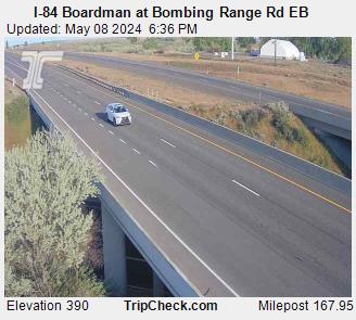 I-84 Boardman at Bombing Range Rd EB